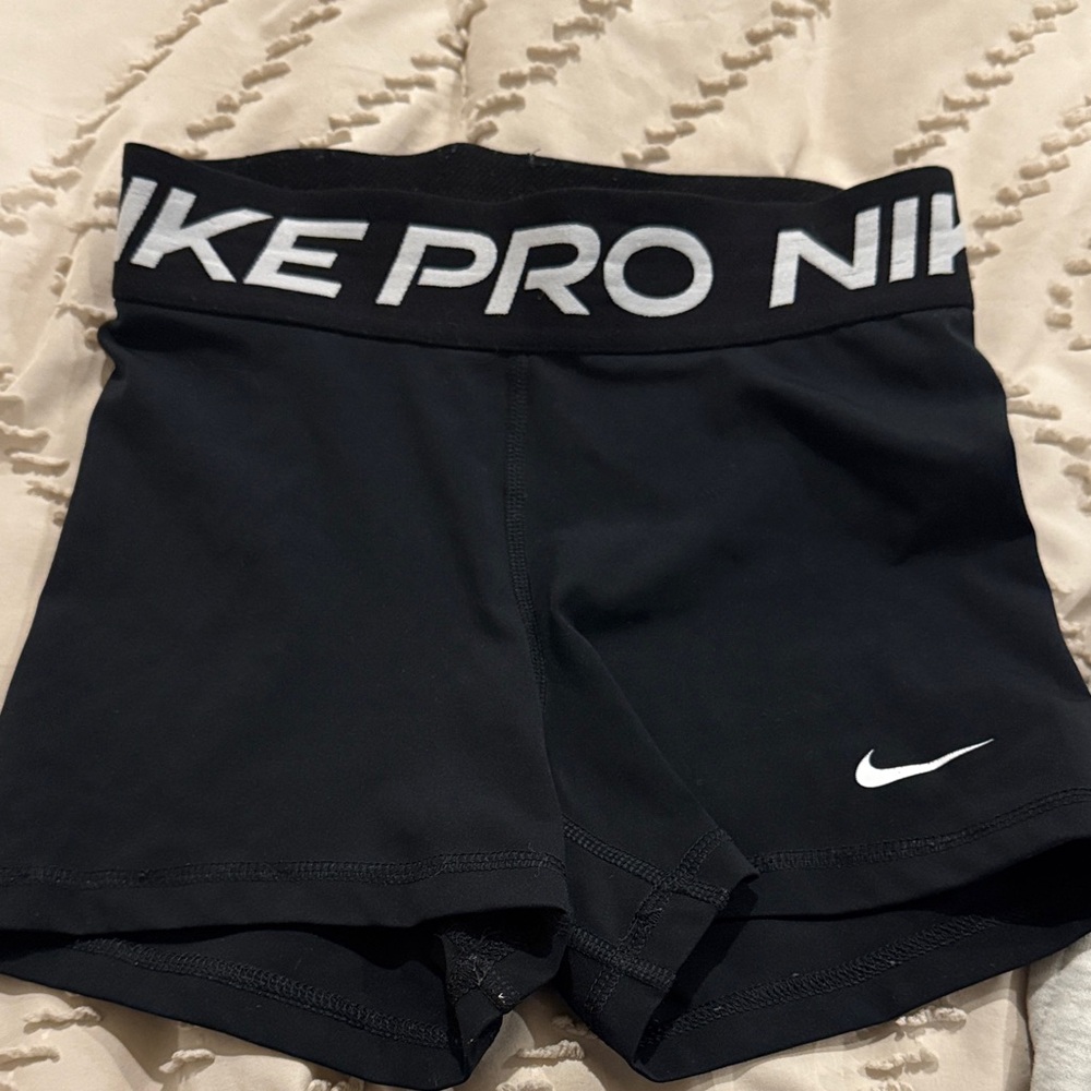 Nike Women's Black Pro Athletic Shorts